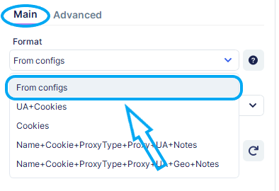 Phần chính của cài đặt