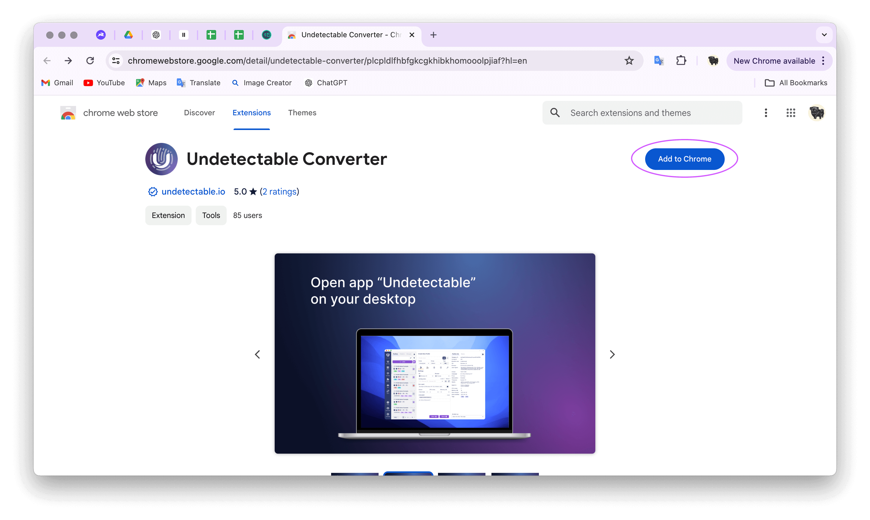 Undetectable converter 扩展添加