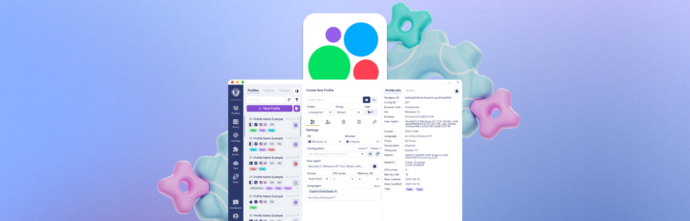 Настройка антидетект браузера для работы с мультиаккакунтом Авито
