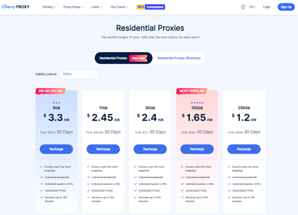 野樱桃代理的住宅代理-对于知道自己在做什么的人来说是一种经济实惠的解决方案